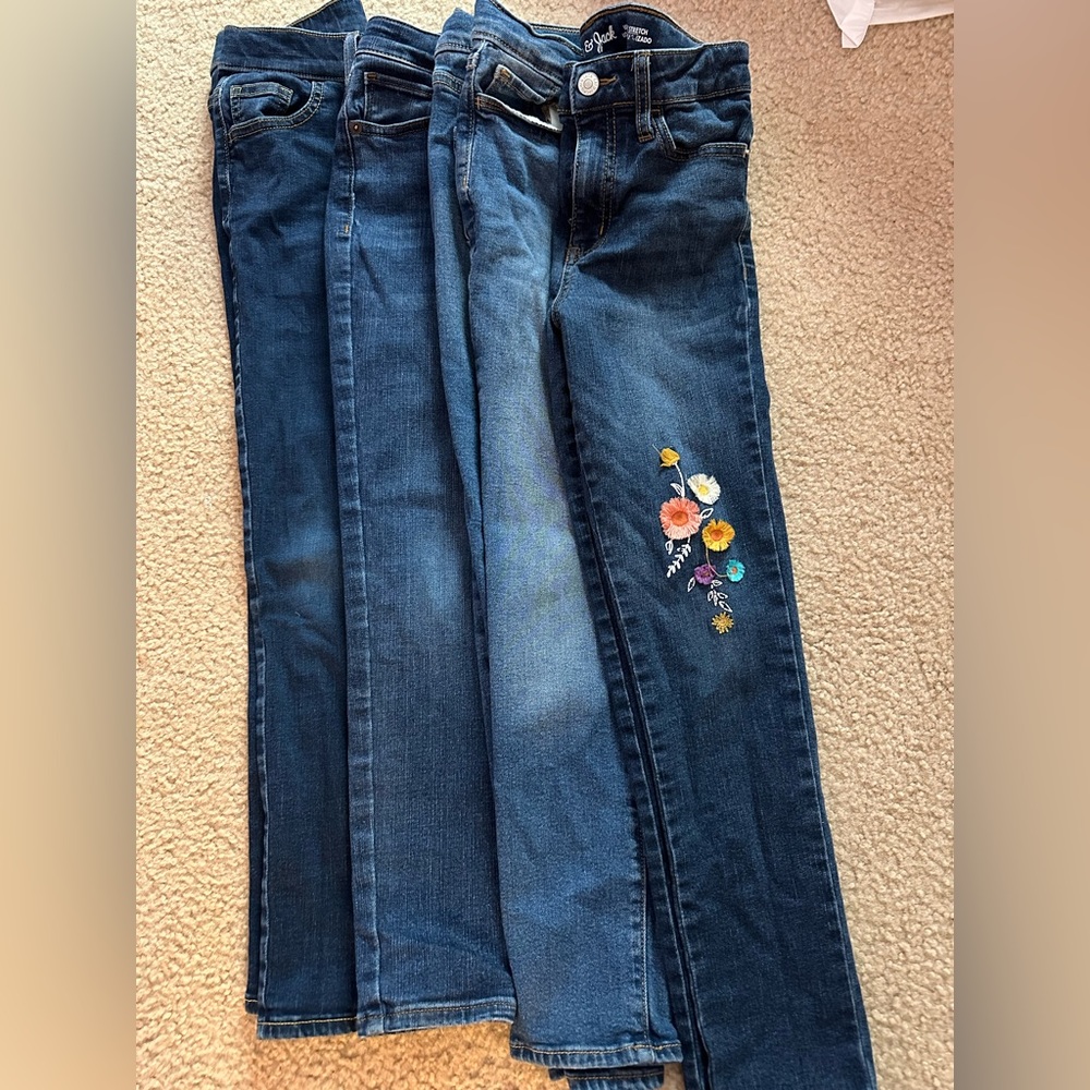 Lot of 4 Girls (12) skinny jean/jeggings